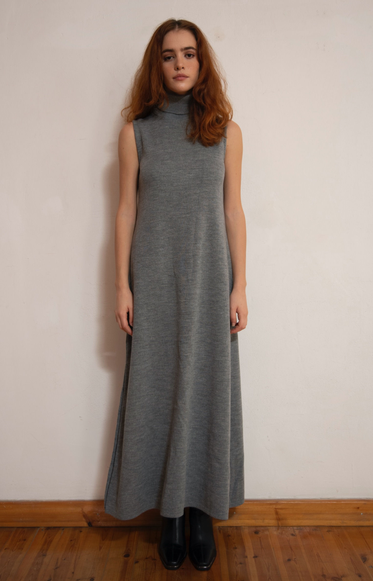 Catherine Dress - Polo Neck