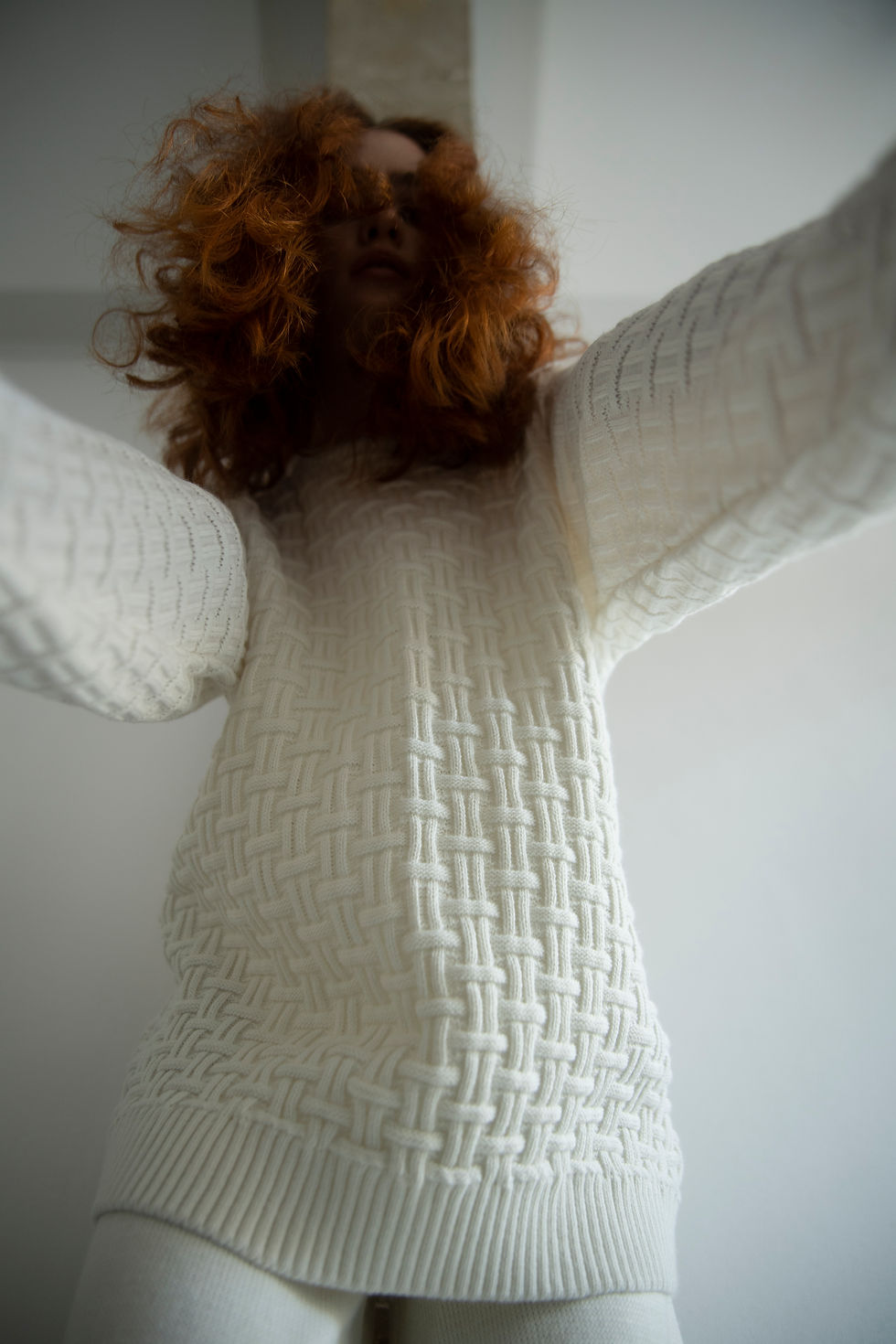 Thumbnail: Dorothy Round Neck Basket  Jumper