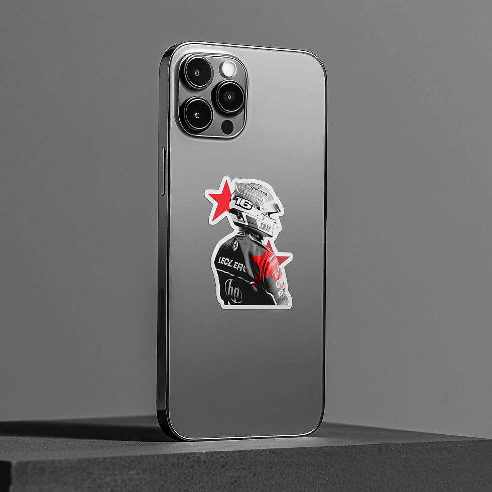 Charles Leclerc F1 Sticker | Stickerfever.in