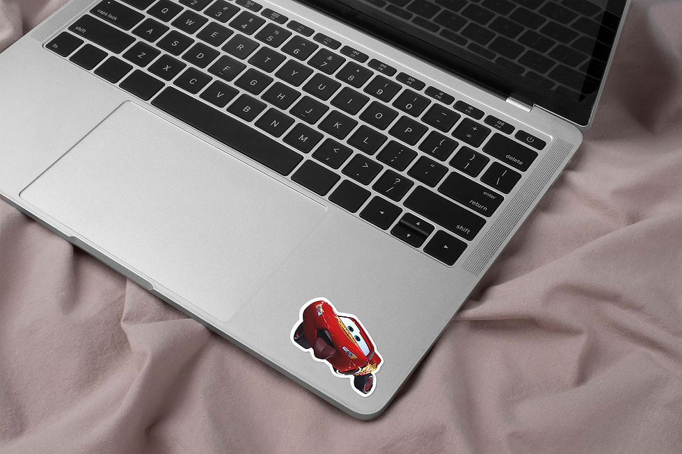 Thumbnail: lighting mcqueen sticker on a laptop
