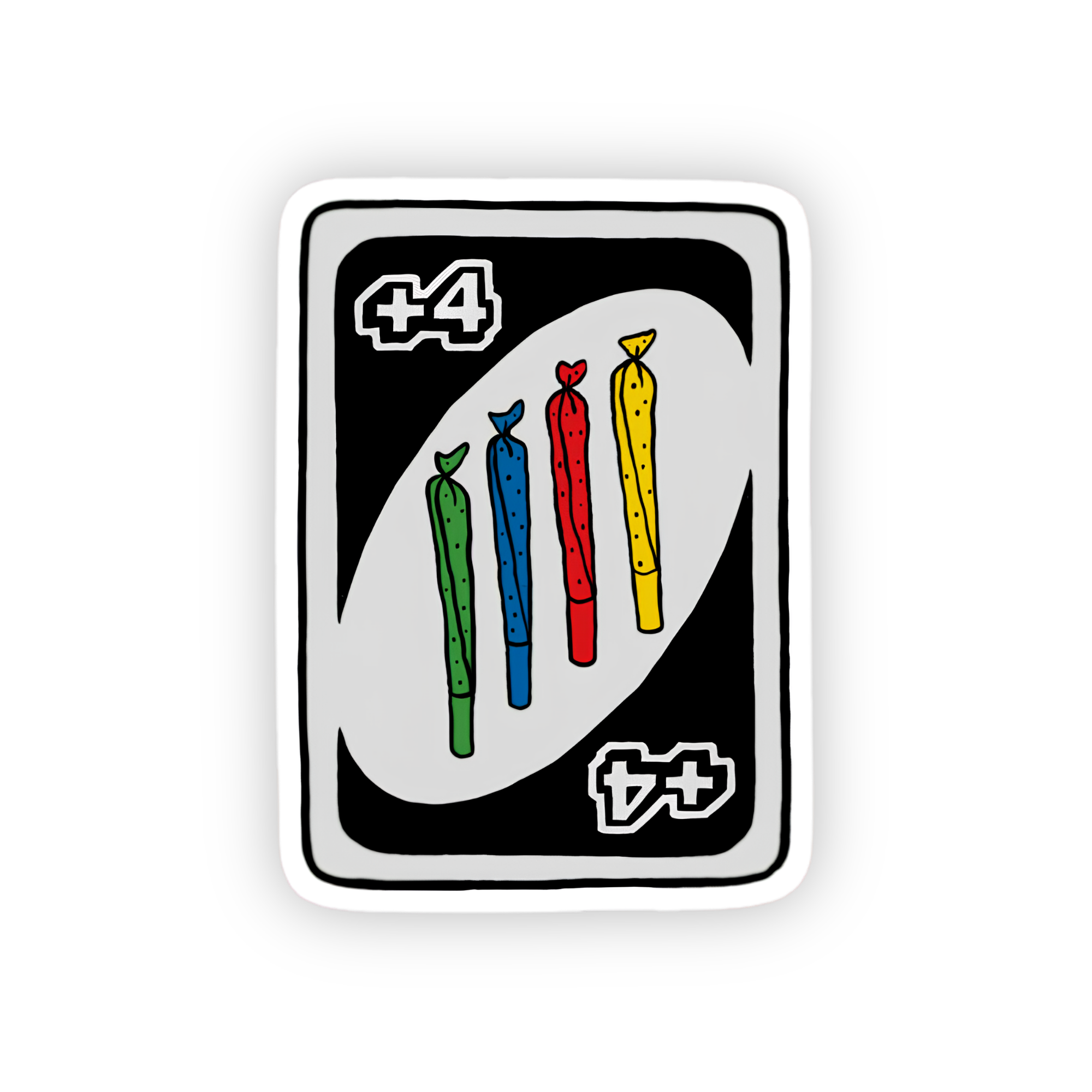 Draw 4 Joints Sticker
