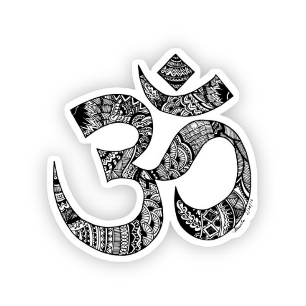 om sticker