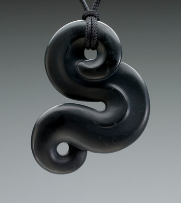 Black Scrolling Dragon