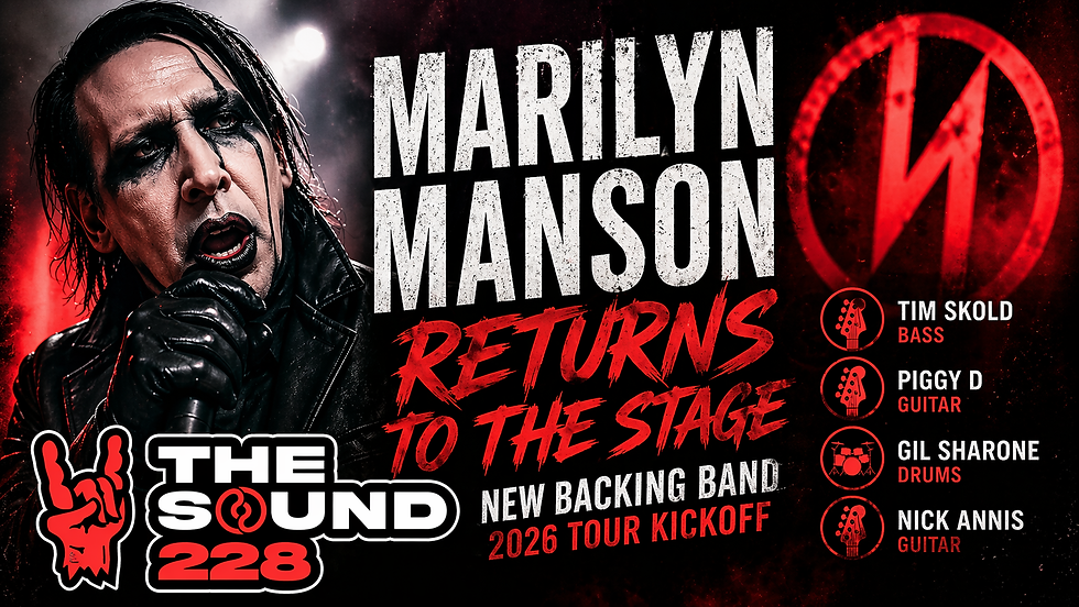 Marilyn Manson Returns to the Stage With a Revamped Backing Band for 2026