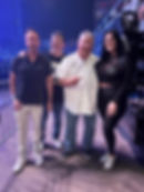 Kenny Vest, Lieutenant Dan, and Dena from 97.9 WCPR and Matt McDonnell from The Mississippi Coast Coliseum. A duo that is unmatched.