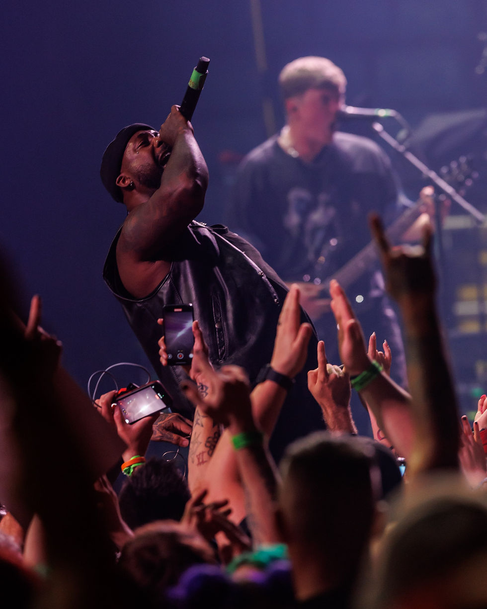 Sleep Theory kicks off the night with an electric set that had the crowd singing along from the first note. Photo by: Chris Montgomery