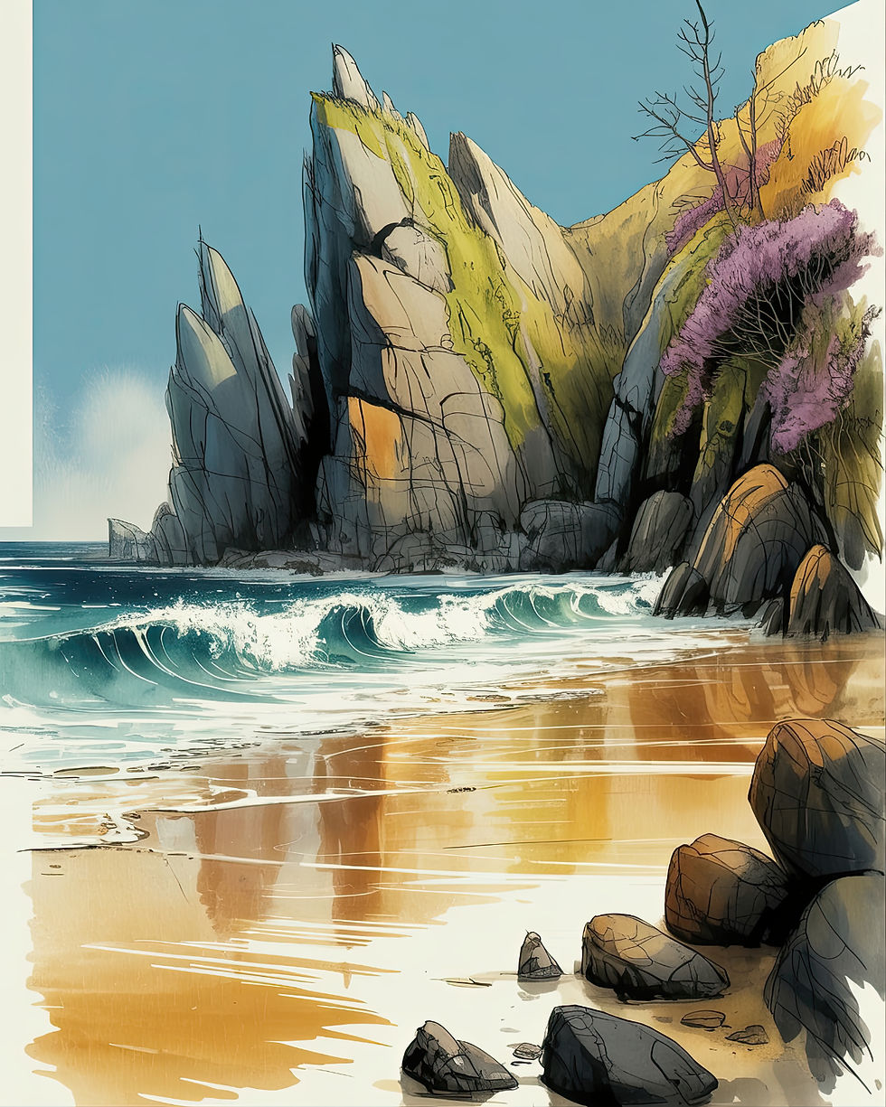 Flint & Flame – Art Print