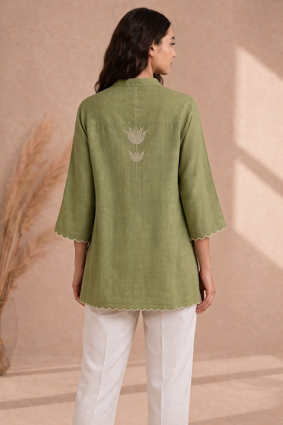 Thumbnail: Floral Aplique Shirt