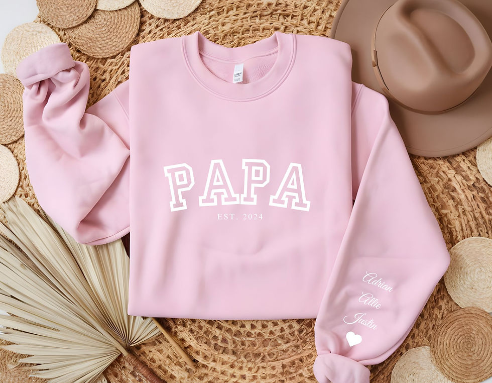Thumbnail: Papa Sweatshirt with Year