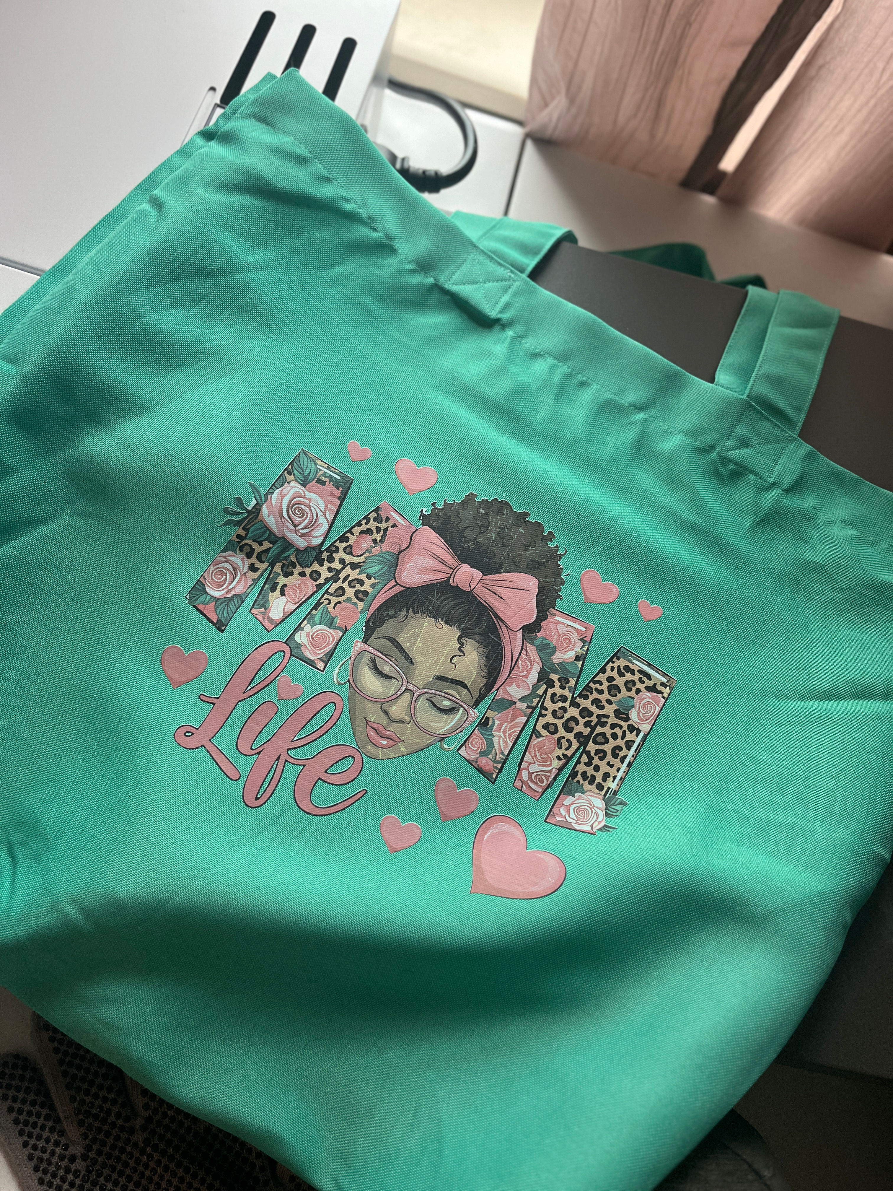 "Mom Life" Tote Bag