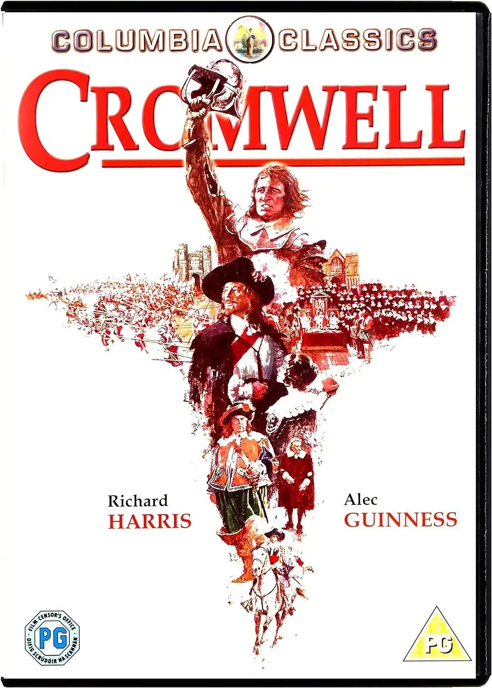 The Cromwell [DVD] (1970) [2003] cover, showcasing the movie’s title and artwork featuring a historical image of Cromwell, wi