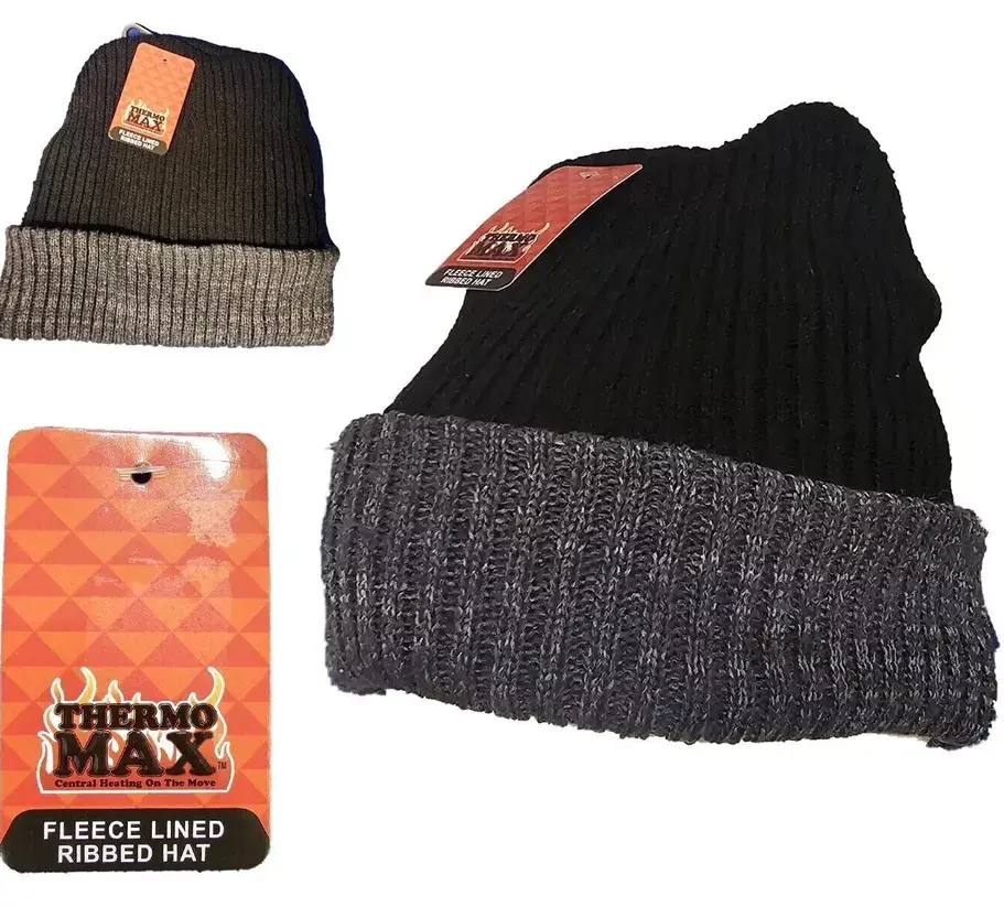 Thermal warm knitted fleece insulated wooly cap, perfect for cold weather protection and comfort.