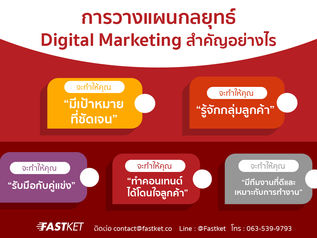 การวางแผนกลยุทธ์ Digital Marketing สำคัญอย่างไร