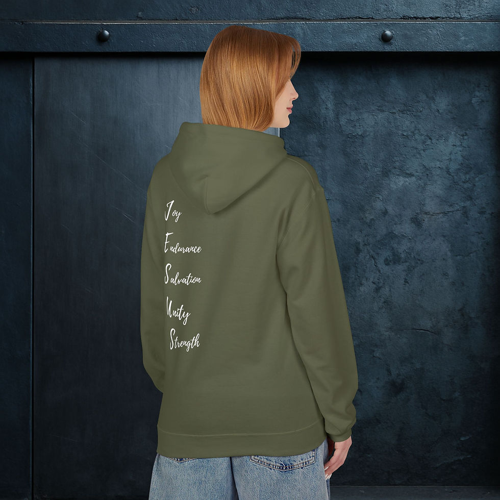 Thumbnail: Forged By God Hoodie - J.E.S.U.S