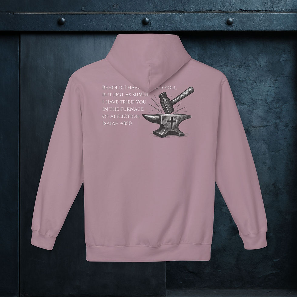 Thumbnail: Forged By God Hoodie - He Forged Us