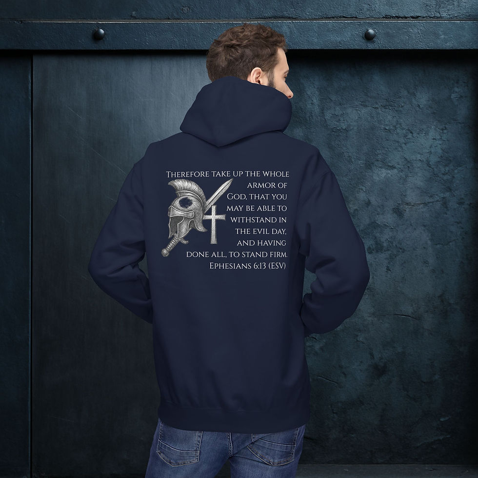 Thumbnail: Forged By God Hoodie - Armor of God
