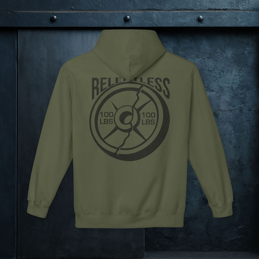 Thumbnail: Relentless Training Hoodie | Forged for Athletes Gym Shirt