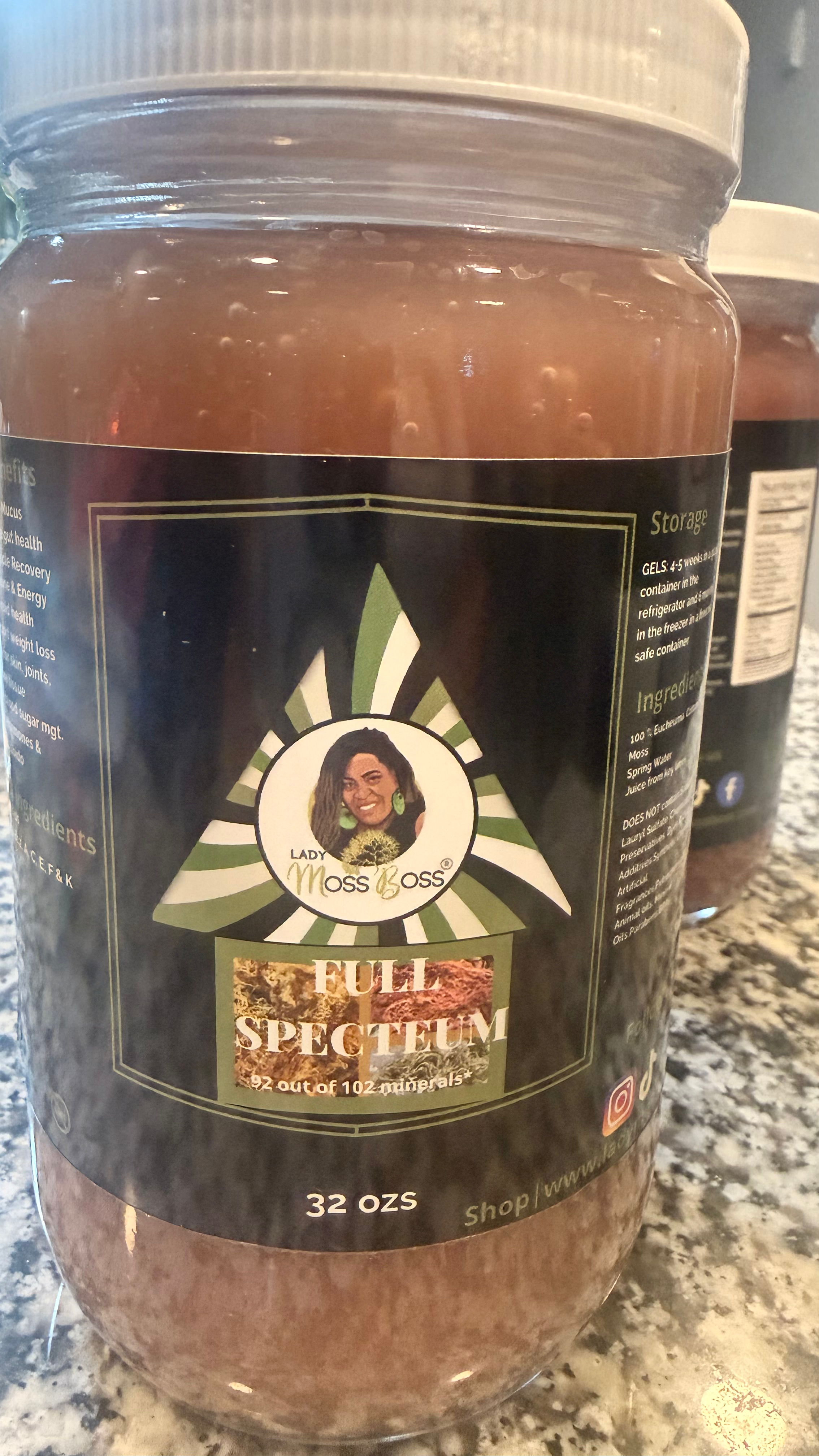 Full Spectrum Sea Moss Gel 32oz