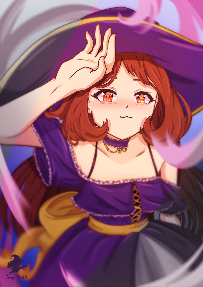 Tiny Witch Illustration