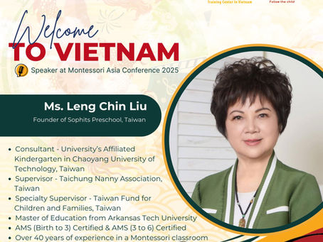 2025 Montessori Asia 亞洲蒙特梭利大會,講者: 劉冷琴
