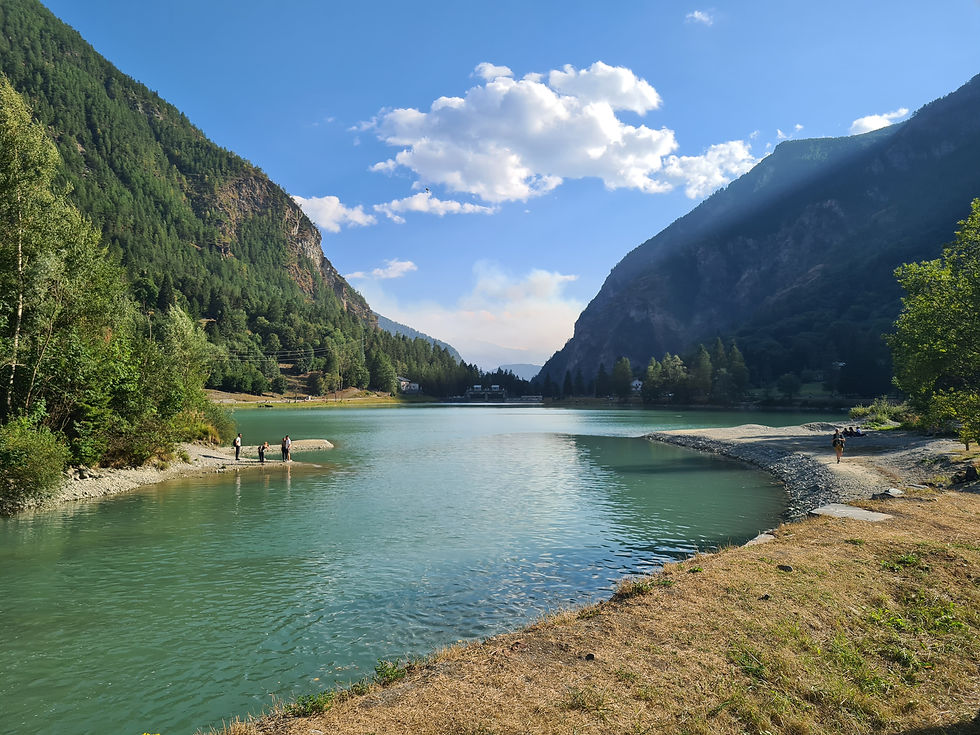 Campsite lake
