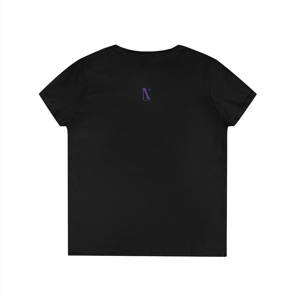 Thumbnail: The Nation "Dark Rose" Women's Jersey Short Sleeve V-Neck Tee