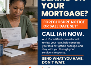 When the Mortgage Gets Hard to Pay, Please Call Us for Free Foreclosure Prevention/Intervention Counsling