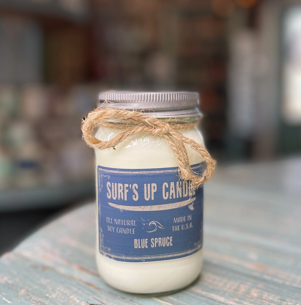 Blue Spruce Surfs Up Candle