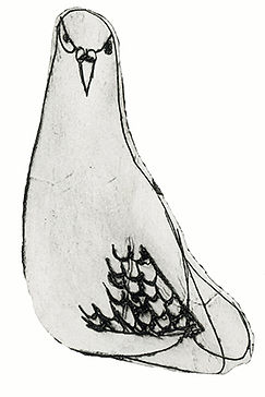 Pigeon Character Tetrapak