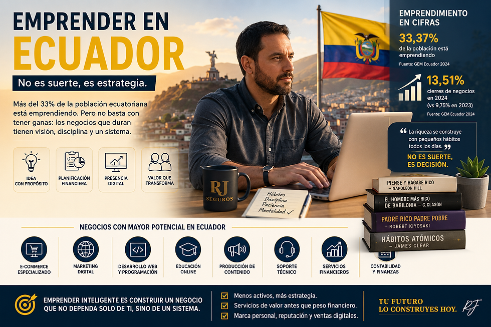 Estadísticas de emprendimientos en Ecuador