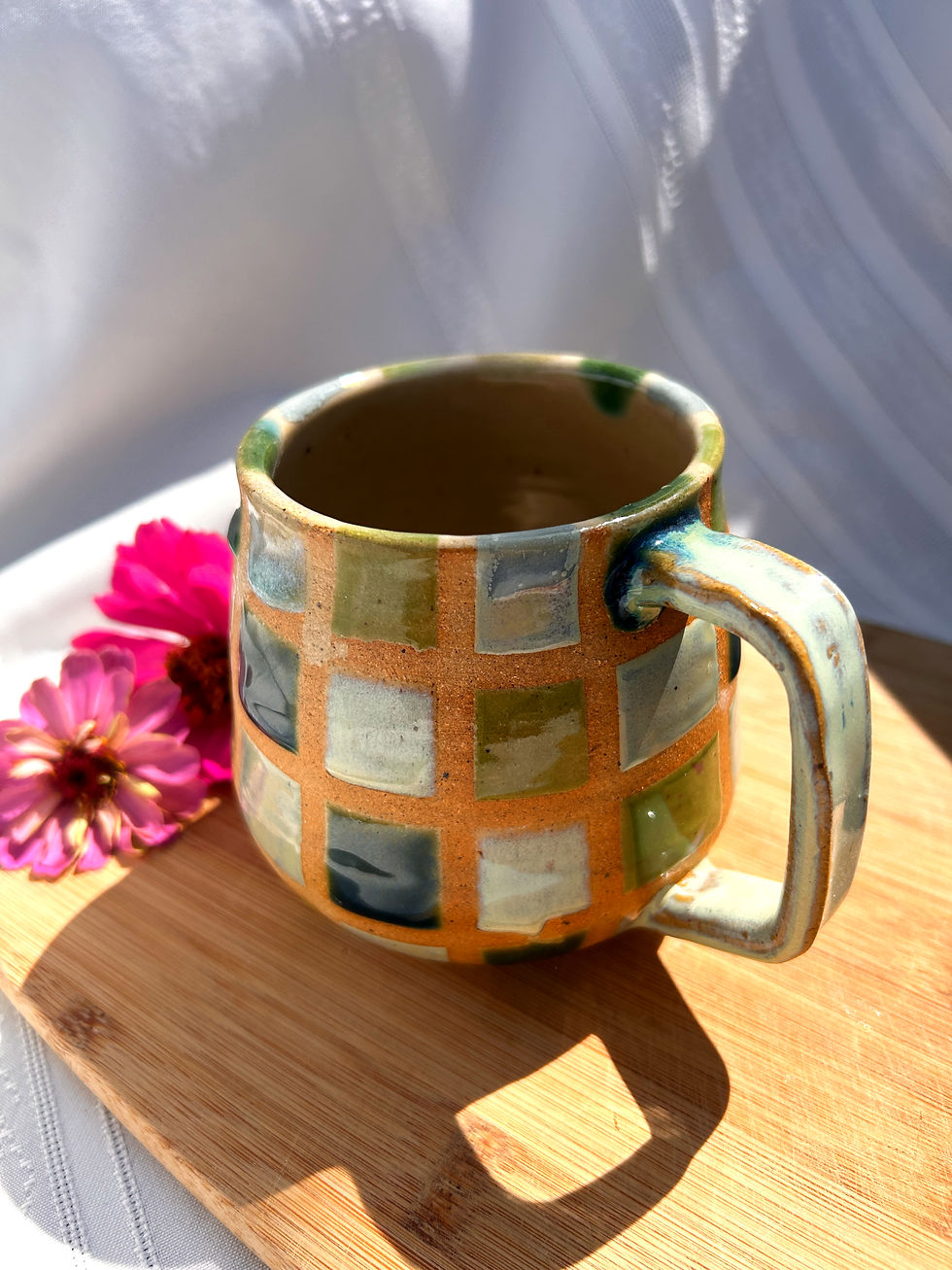 Thumbnail: Green Checkered Mug