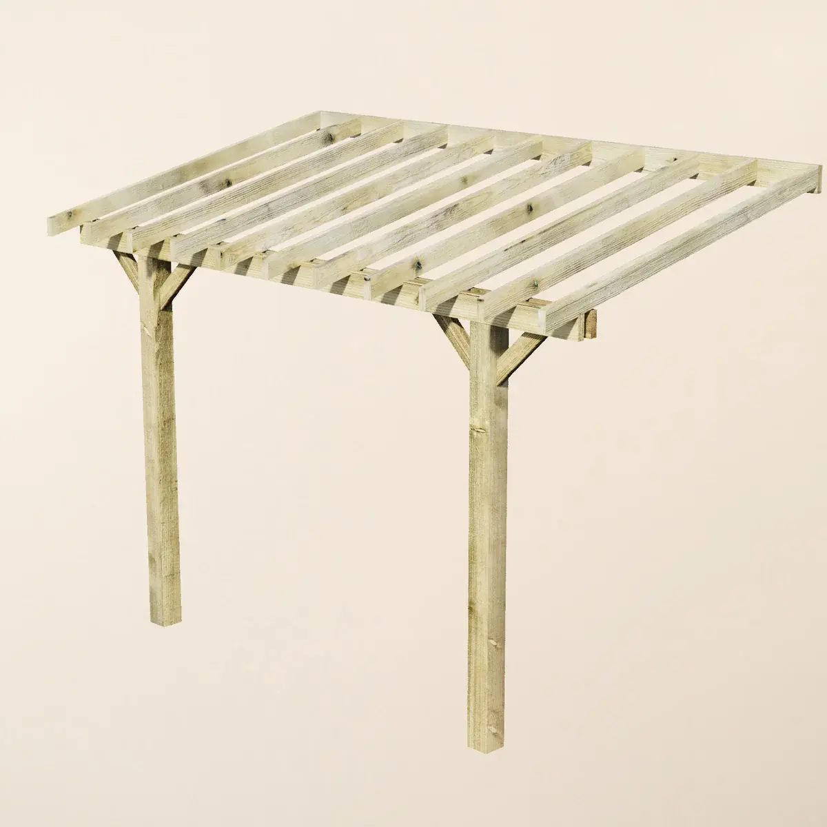 Softwood Lean-To Pergola