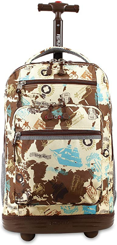 Thumbnail: Jworld Sundance Laptop Rolling Backpack Atlas