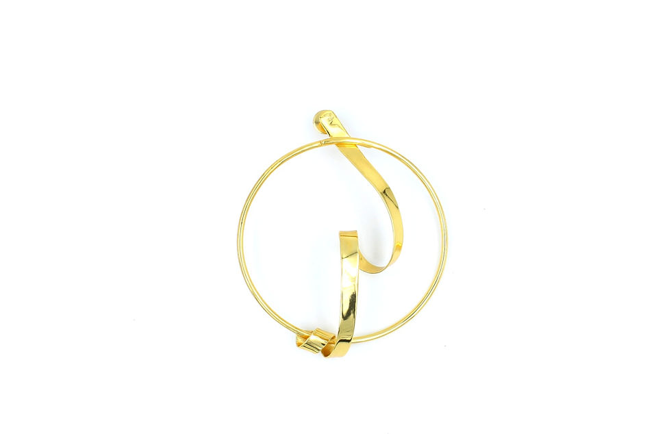 Thumbnail: Minimalist ballet-inspired earrings featuring delicate, ribbon-like curves — elegant, dainty jewelry evoking ballerina grace and lightweight movement, perfect for everyday chic or feminine fashion trends