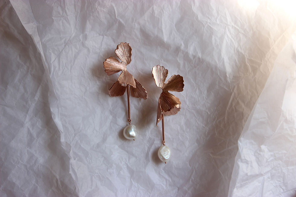 Thumbnail: Elegant orchid-shaped earrings inspired by blooming flowers — floral statement jewelry with delicate petal details, perfect for nature-inspired or botanical fashion trends