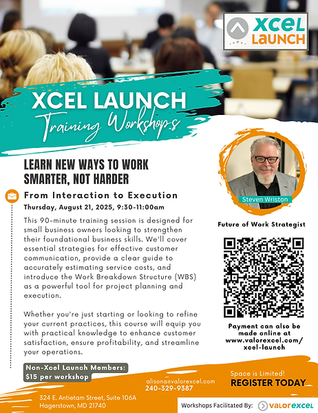ValorExcel business training August 2025