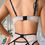 Thumbnail: Sexy Lingerie Women Sexy Embroidery Lace Three Points with Cutout