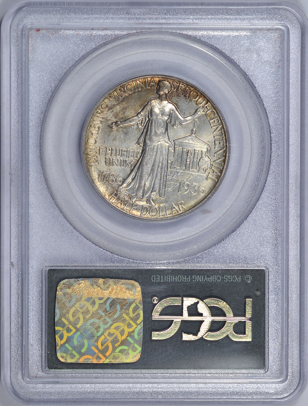 Thumbnail: 1936 LYNCHBURG HALF DOLLAR PCGS MS64 OGH