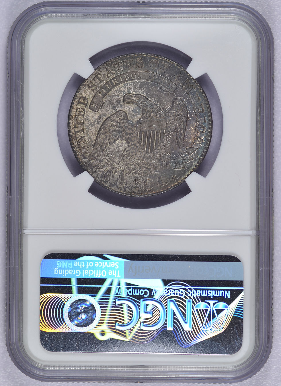 Thumbnail: 1830 CAPPED BUST HALF DOLLAR NGC MS63 TONED NICE LUSTER