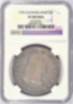 Thumbnail: 1795 FLOWING HAIR SILVER DOLLAR NGC VF DETAILS 3 LEAVES SOLID COIN