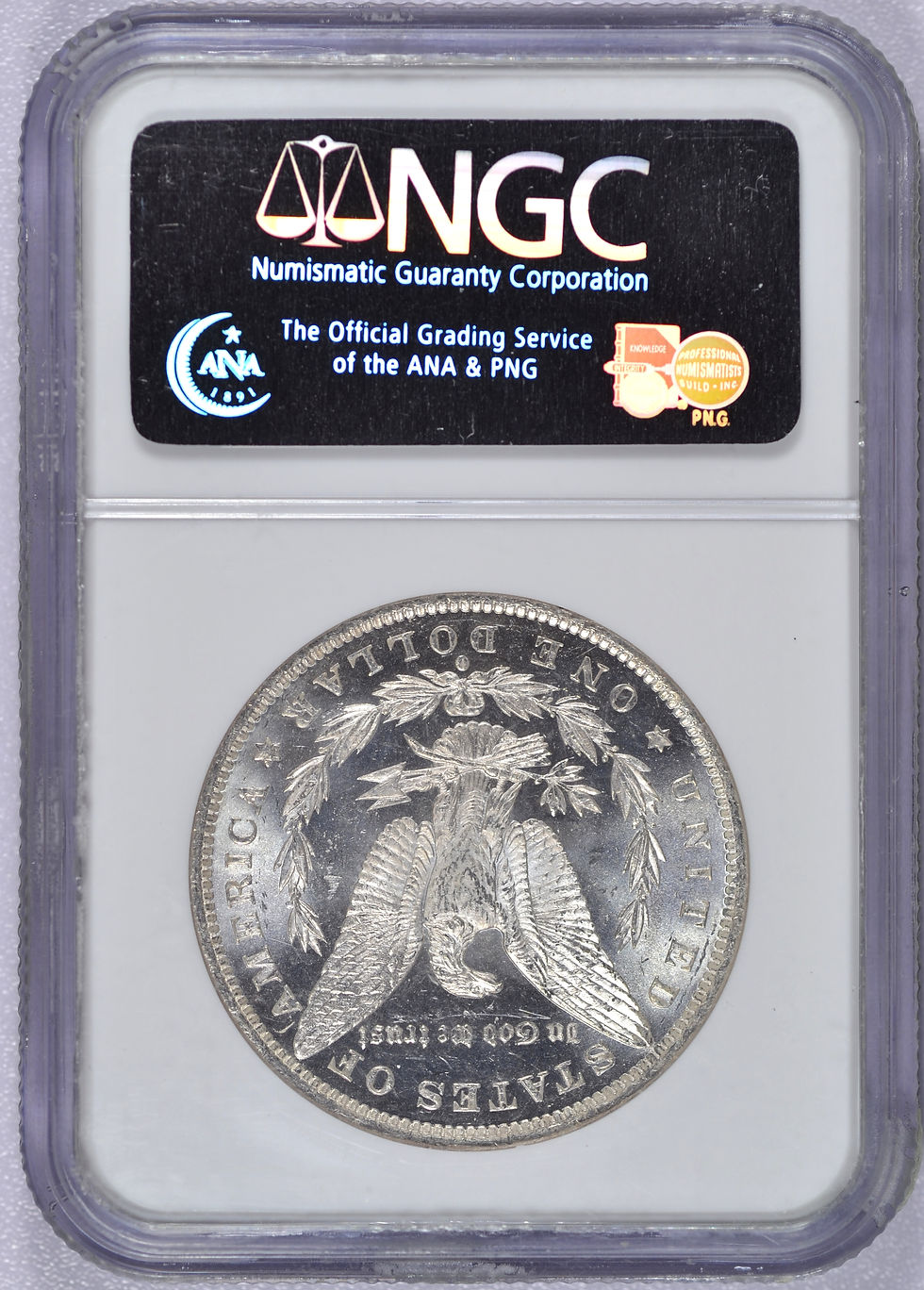 Thumbnail: 1884-O MORGAN SILVER DOLLAR NGC MS64 PL PROOFLIKE FROSTY COIN PQ CARTWHEEL LUSTE
