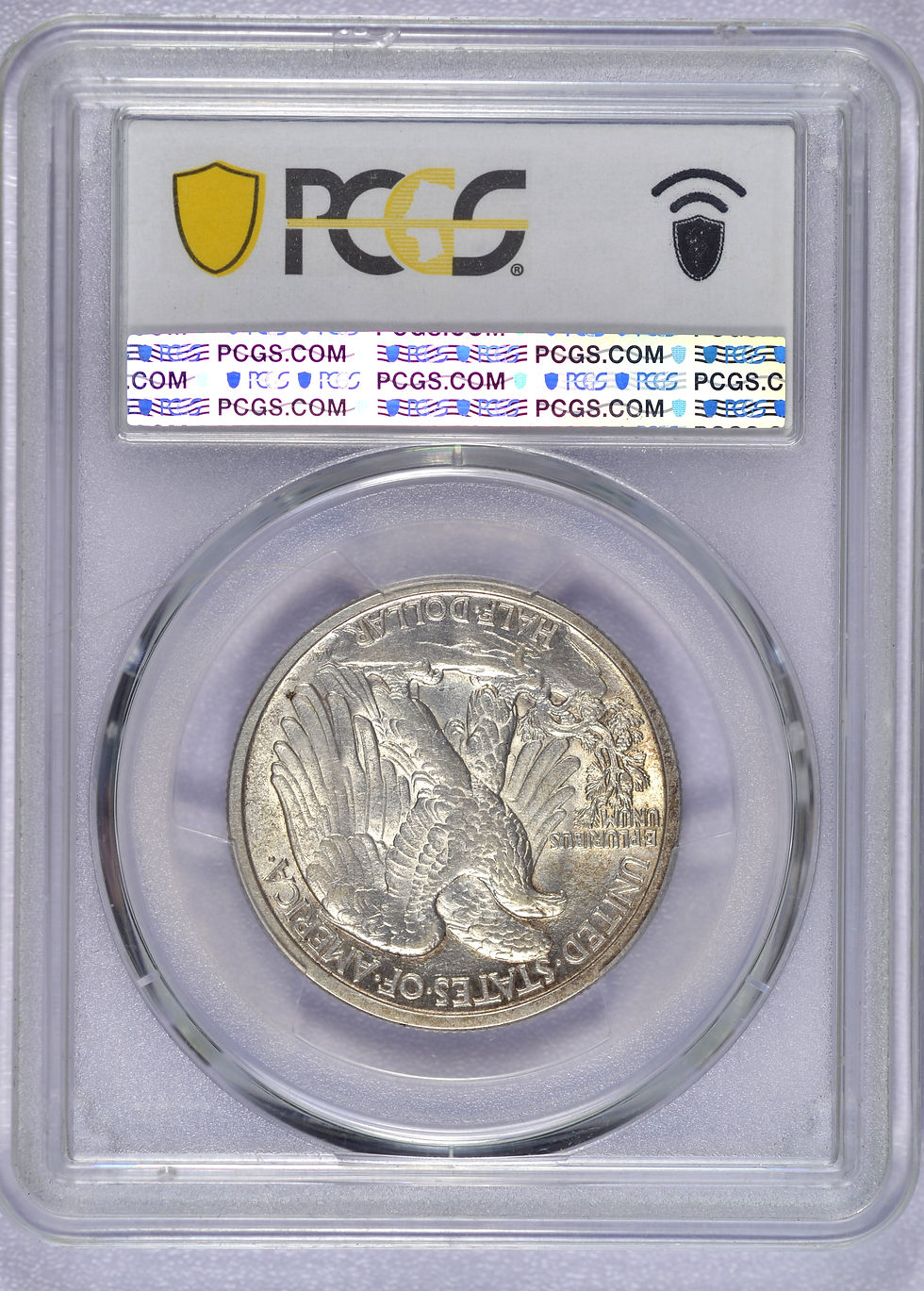 Thumbnail: 1917-D WALKING LIBERTY HALF DOLLAR PCGS AU55 OBVERSE PQ EXAMPLE