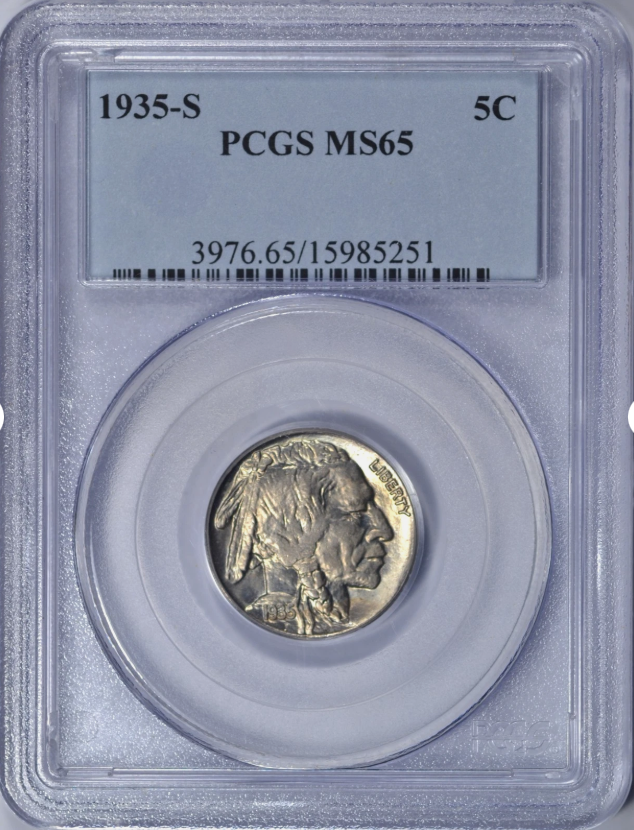 Buffalo Nickel Collectible Coin PCGS Graded