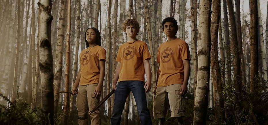 Percy, Annabeth y Grover