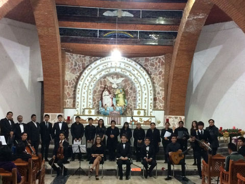 Coro en una iglesia