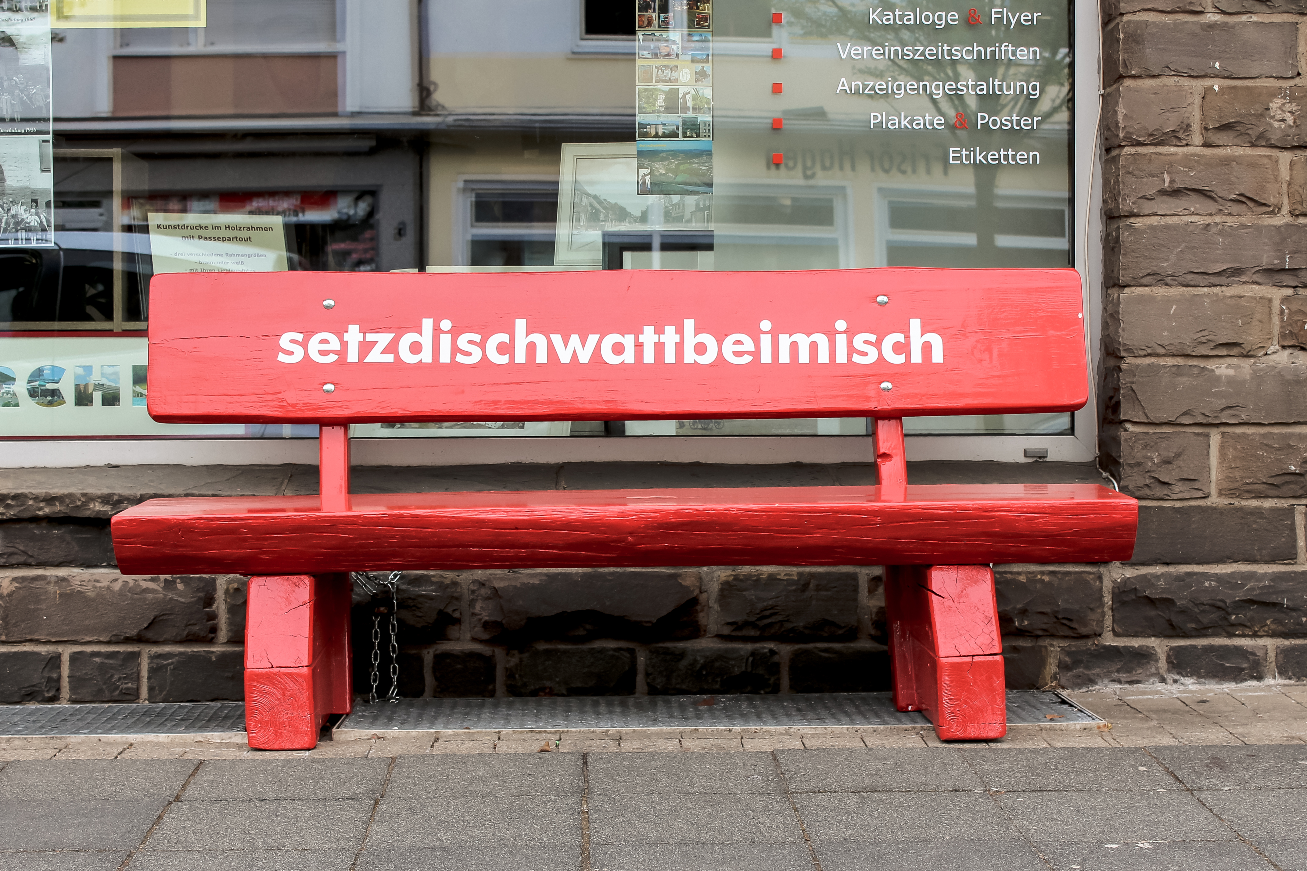 Die Bunte Bank Buescher Druck