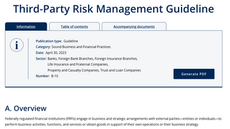 Third-Party Risk Management Guideline