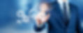 Business man touching intricate interface