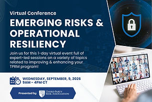 Virtual Conference: Emerging Risks & Operational Resiliency