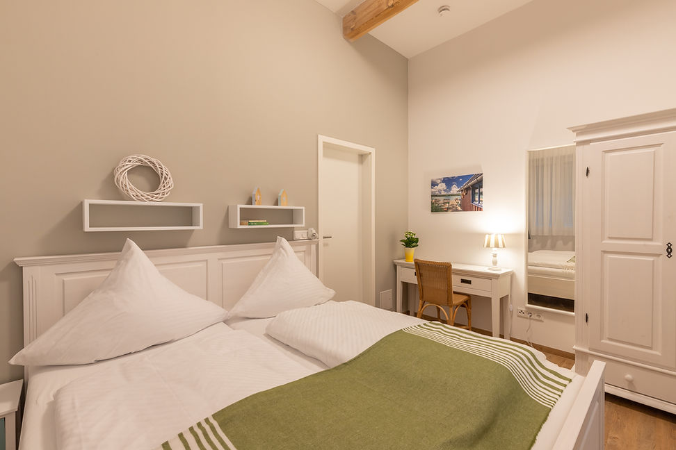 Romantisches Schlafzimmer am Se